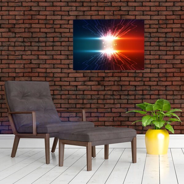 Apstraktna slika aktivnog naboja (70x50 cm)