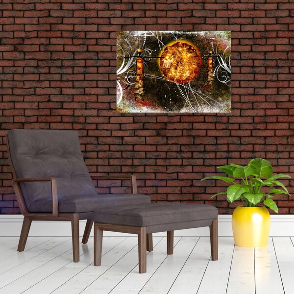 Slika naslikanog antičkog djela (70x50 cm)