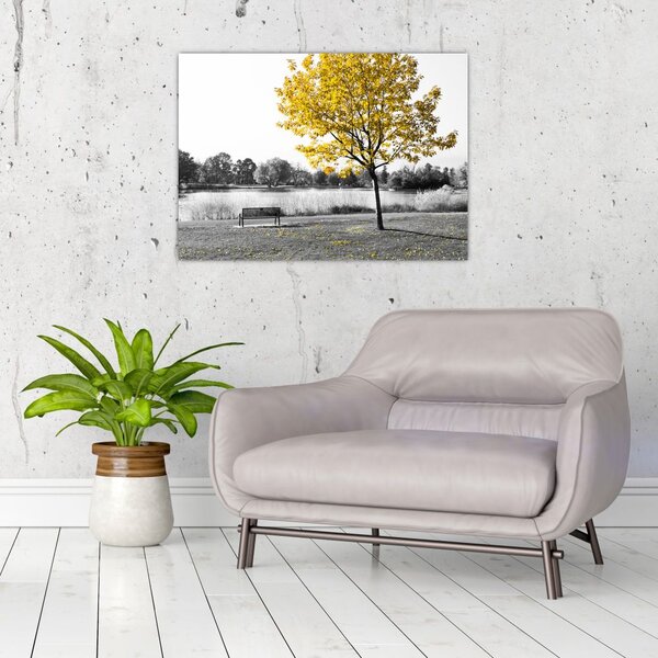 Slika - Odmor u parku (70x50 cm)