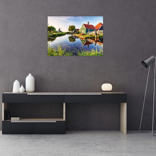 Slika nizozemskih vjetrenjača (70x50 cm)