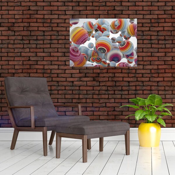 Slika oslikanih kugli (70x50 cm)