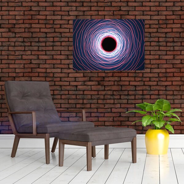 Slika apstrakcije kruga (70x50 cm)