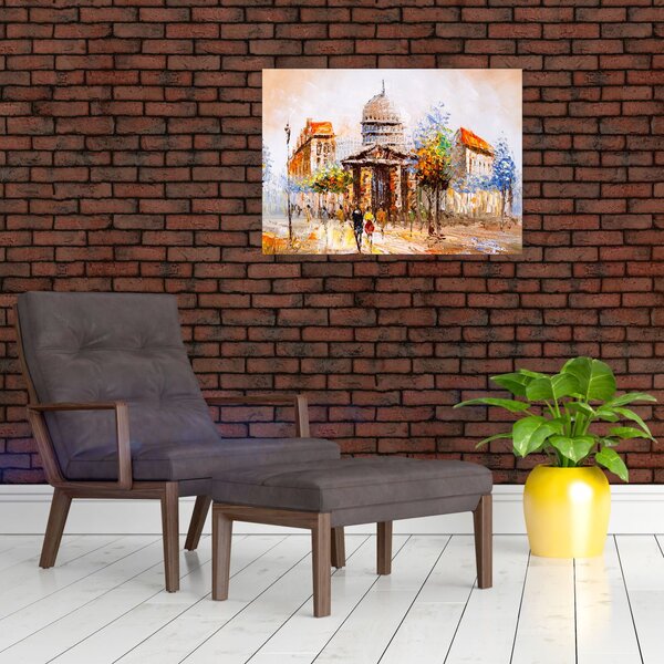 Slika - Naslikani gradski spomenik (70x50 cm)