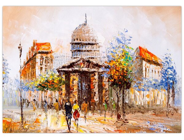 Slika - Naslikani gradski spomenik (70x50 cm)
