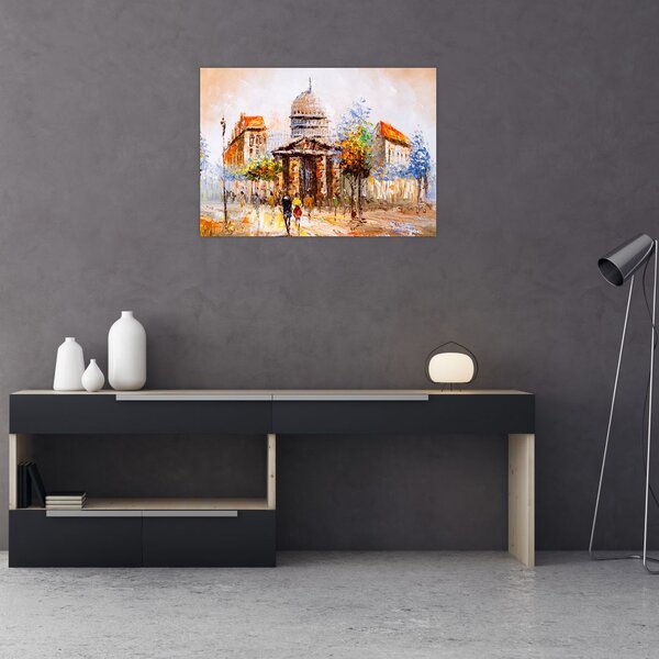 Slika - Naslikani gradski spomenik (70x50 cm)
