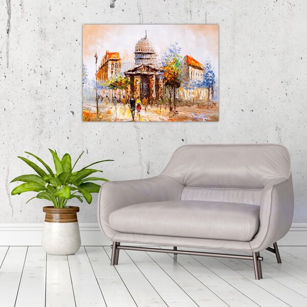 Slika - Naslikani gradski spomenik (70x50 cm)