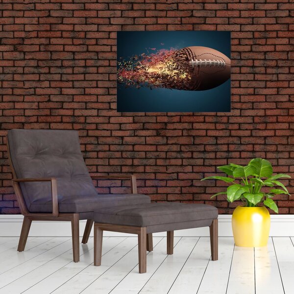Slika - Ragbi lopta u akciji (70x50 cm)