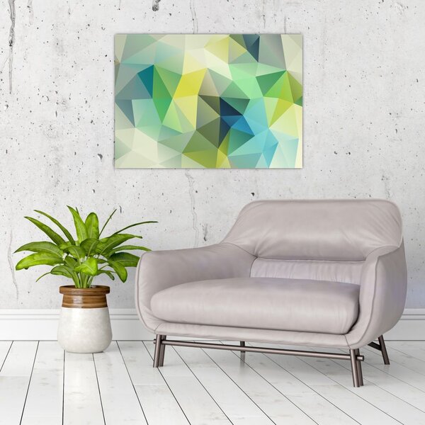 Slika geometrijske apstrakcije (70x50 cm)