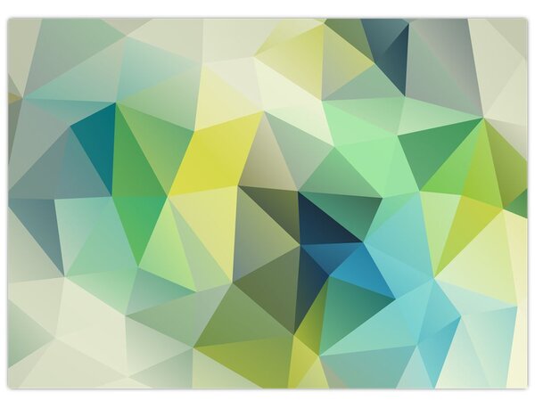 Slika geometrijske apstrakcije (70x50 cm)