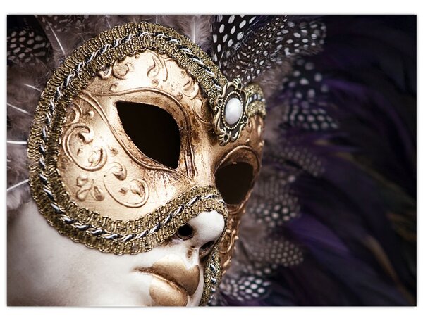 Slika skulpture s maskom (70x50 cm)