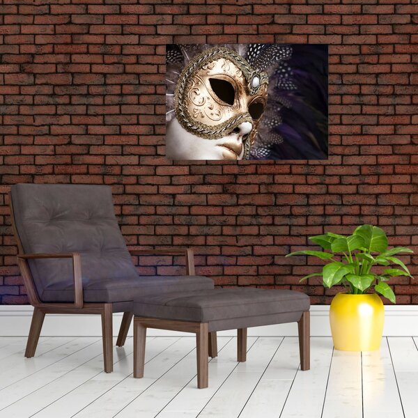Slika skulpture s maskom (70x50 cm)