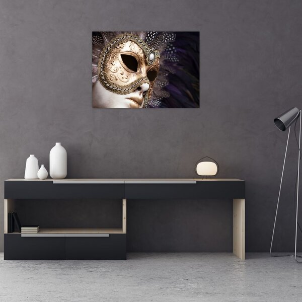 Slika skulpture s maskom (70x50 cm)