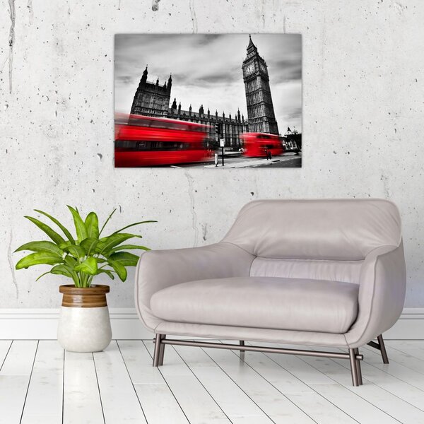 Slika - Londonski Houses of Parliament (70x50 cm)