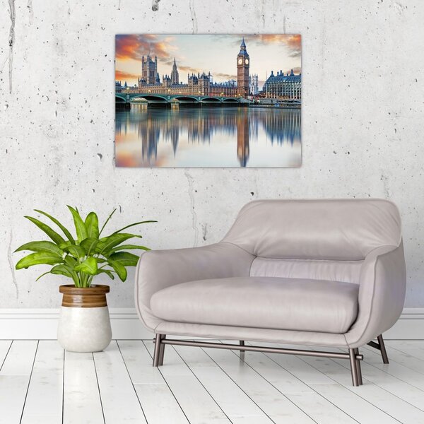 Slika - Londonski Houses of Parliament (70x50 cm)