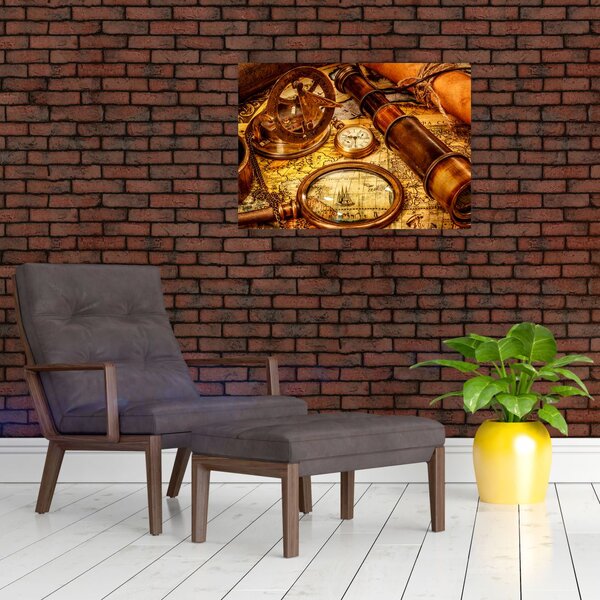 Slika - Povijesna pomagala pomoraca (70x50 cm)