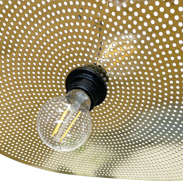 Stropni luster APP1469-1CP BLACK/GOLD