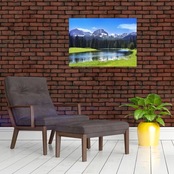 Slika - Snježni planinski vrhovi (70x50 cm)