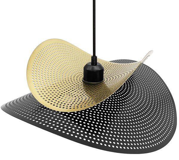 Stropni luster APP1471-1CP black/gold