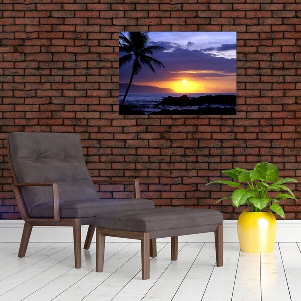 Slika zalaska sunca nad morem (70x50 cm)