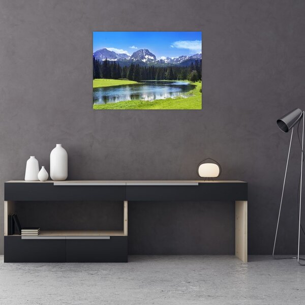 Slika - Snježni planinski vrhovi (70x50 cm)