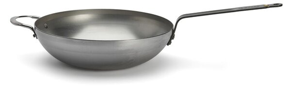 De Buyer Mineral B wok s ravnim dnom