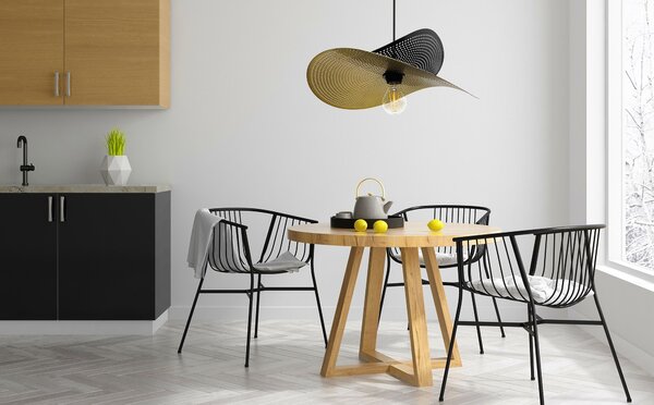 Stropni luster APP1471-1CP black/gold