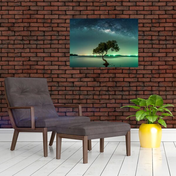 Staklena slika noćnog neba (70x50 cm)