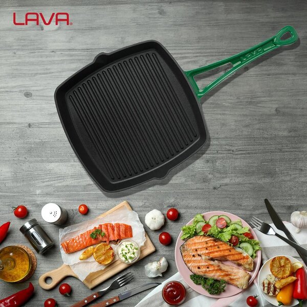 Lava četvrtasta grill tava