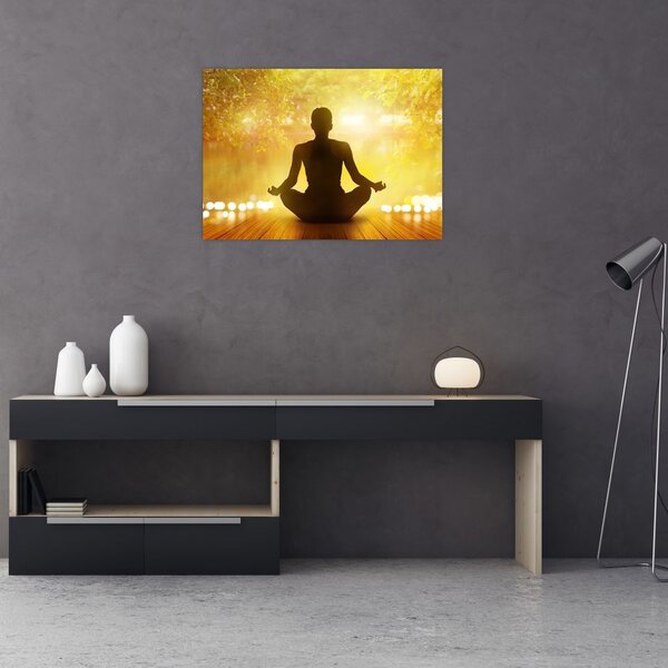 Staklena slika - Meditacija (70x50 cm)
