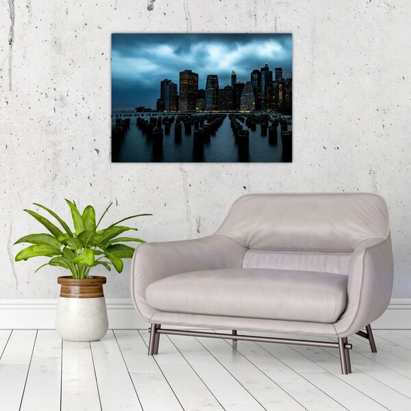 Slika - Pogled na nebodere u New Yorku (70x50 cm)