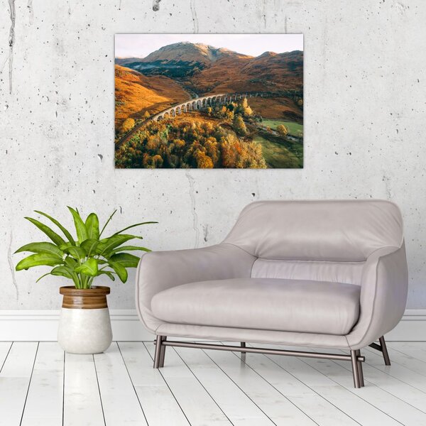 Slika mosta u škotskoj dolini (70x50 cm)