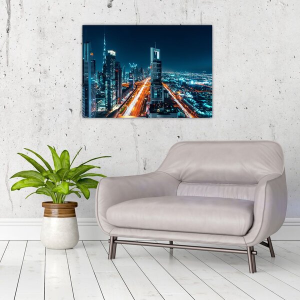 Slika - Dubai noću (70x50 cm)
