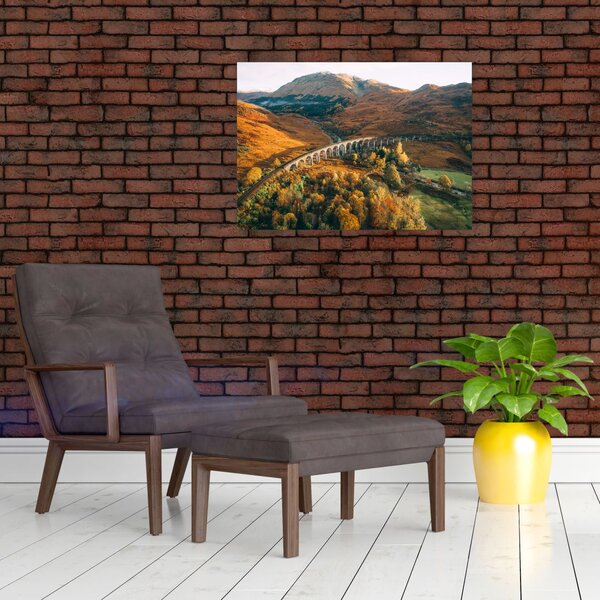 Slika mosta u škotskoj dolini (70x50 cm)