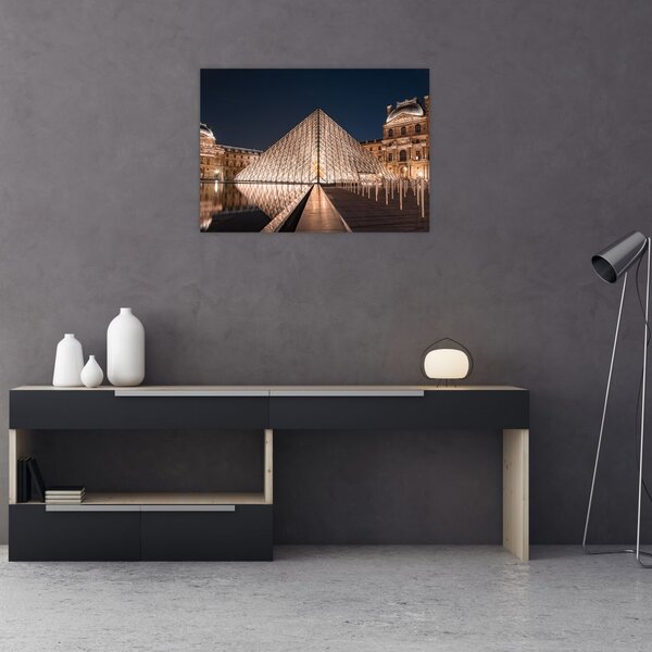 Slika - Louvre noću (70x50 cm)