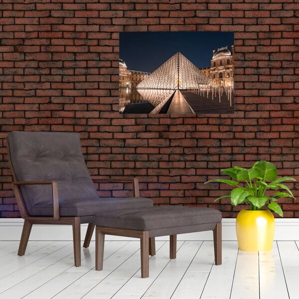Slika - Louvre noću (70x50 cm)