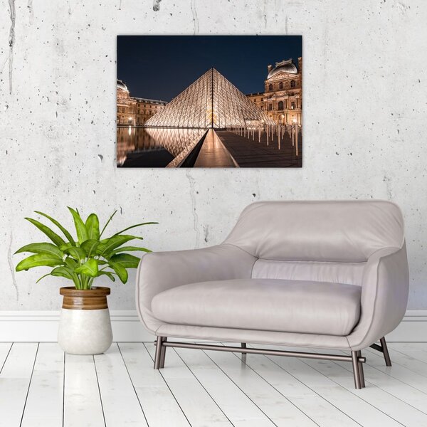 Slika - Louvre noću (70x50 cm)