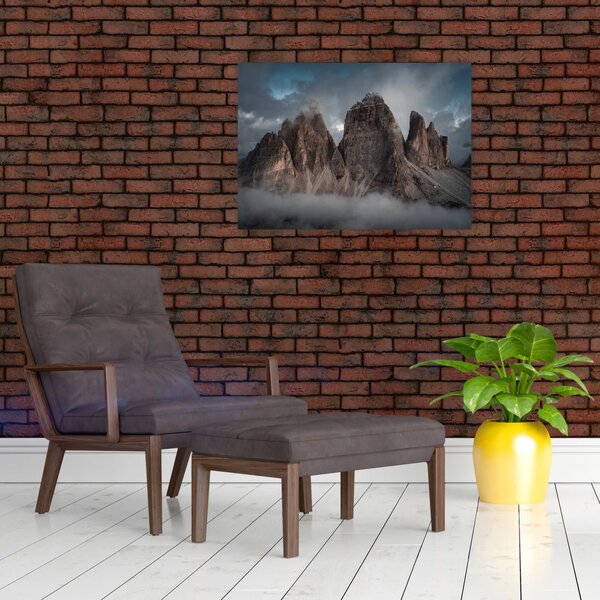 Slika - Tri zuba, talijanski Dolomiti (70x50 cm)