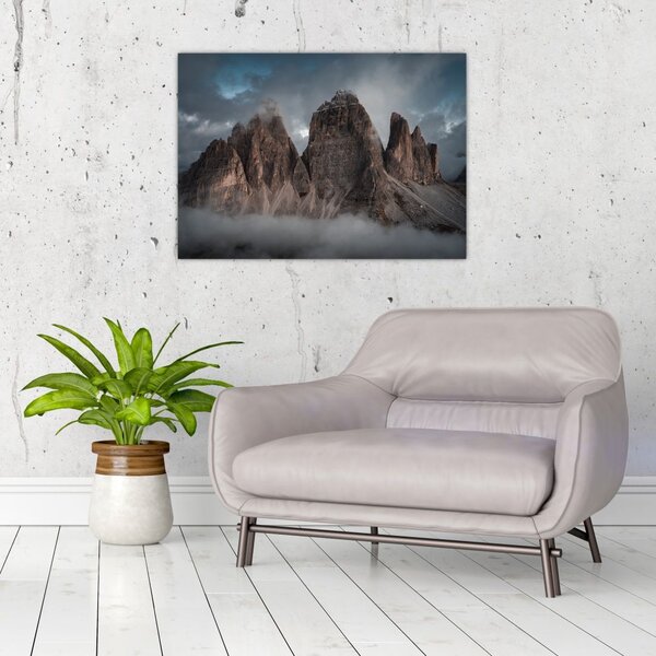 Slika - Tri zuba, talijanski Dolomiti (70x50 cm)