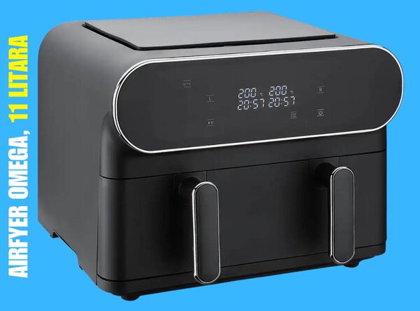 Korkmaz Omega Airfryer friteza/pećnica na vrući zrak, 11 l