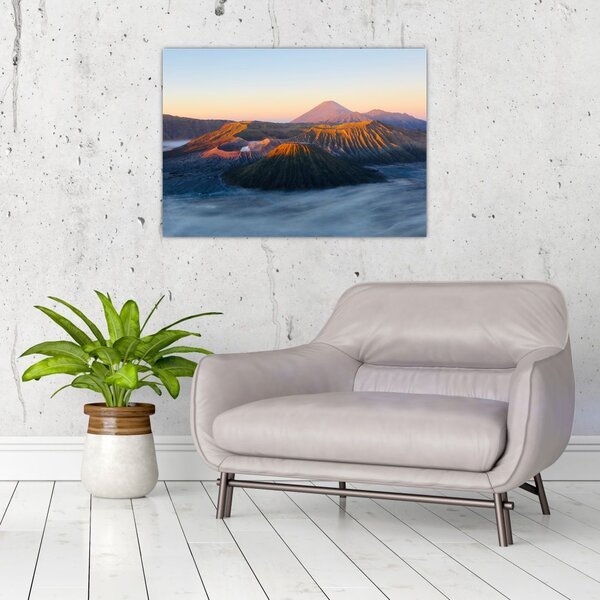 Slika planine Bromo u Indoneziji (70x50 cm)