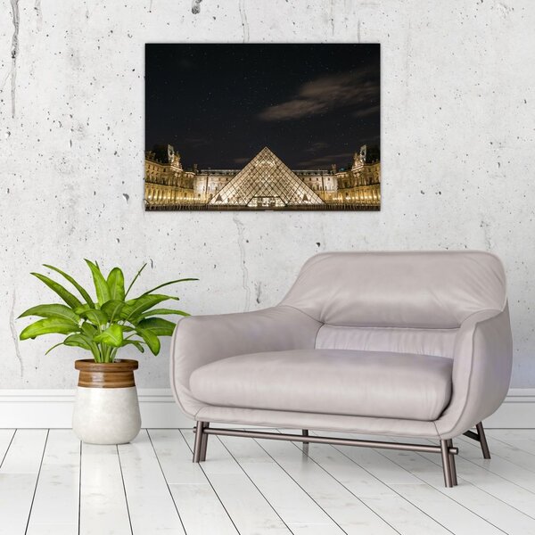 Slika - Louvre noću (70x50 cm)