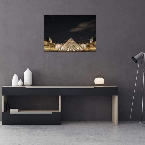 Slika - Louvre noću (70x50 cm)