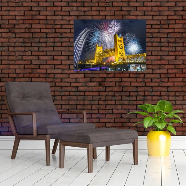 Slika - Doček Nove godine (70x50 cm)