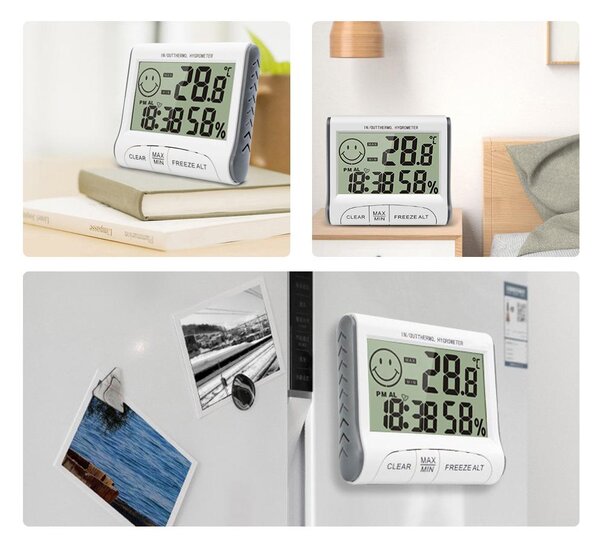 LCD bežična meteorološka stanica vanjski + senzor
