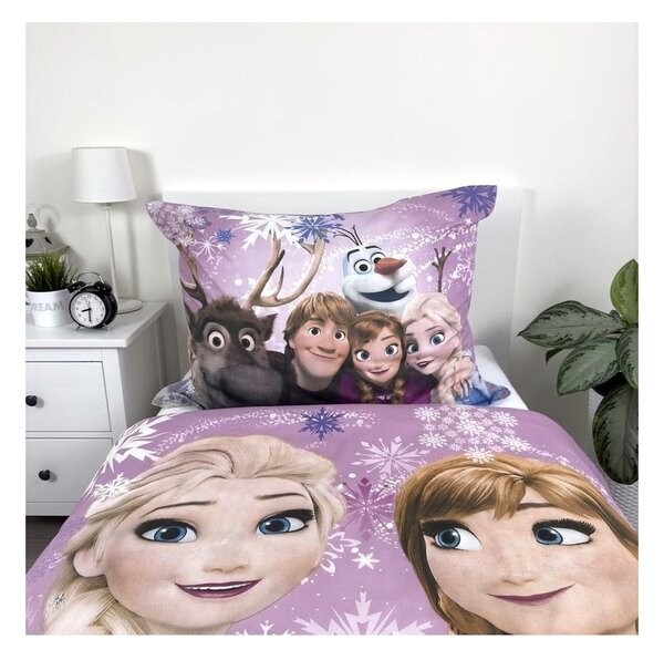 Pamučna dječja posteljina za krevet za jednu osobu 140x200 cm Frozen – Jerry Fabrics