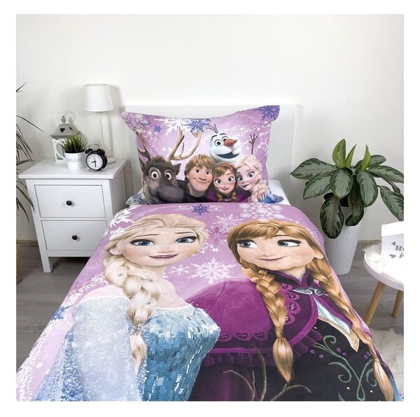 Pamučna dječja posteljina za krevet za jednu osobu 140x200 cm Frozen – Jerry Fabrics