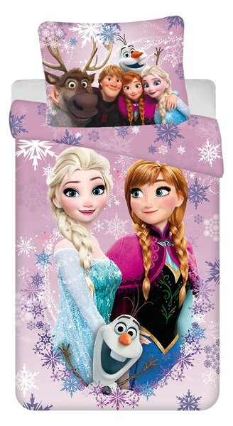 Pamučna dječja posteljina za krevet za jednu osobu 140x200 cm Frozen – Jerry Fabrics