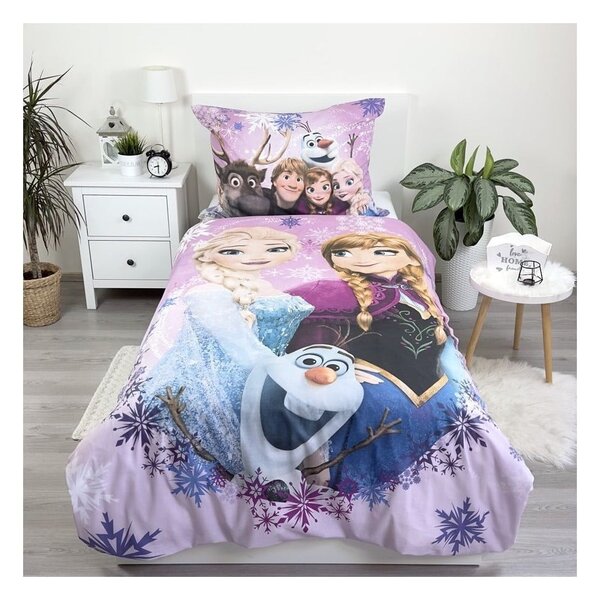 Pamučna dječja posteljina za krevet za jednu osobu 140x200 cm Frozen – Jerry Fabrics