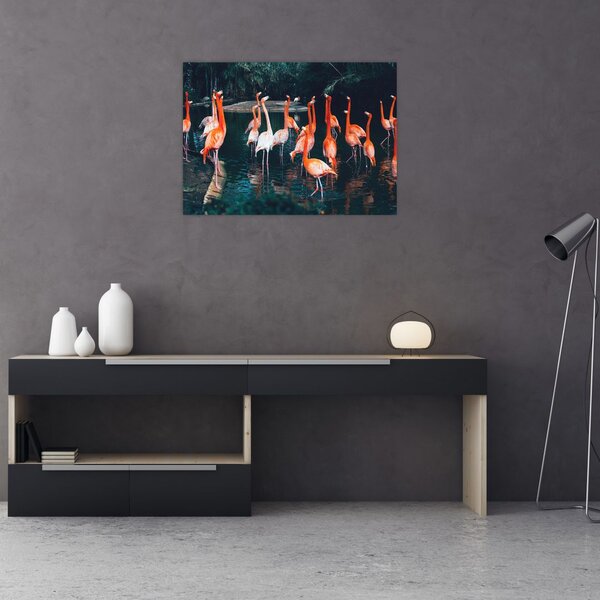 Slika jata flaminga (70x50 cm)