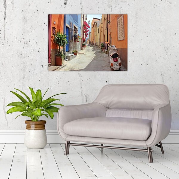 Slika ulice na Sardiniji (70x50 cm)